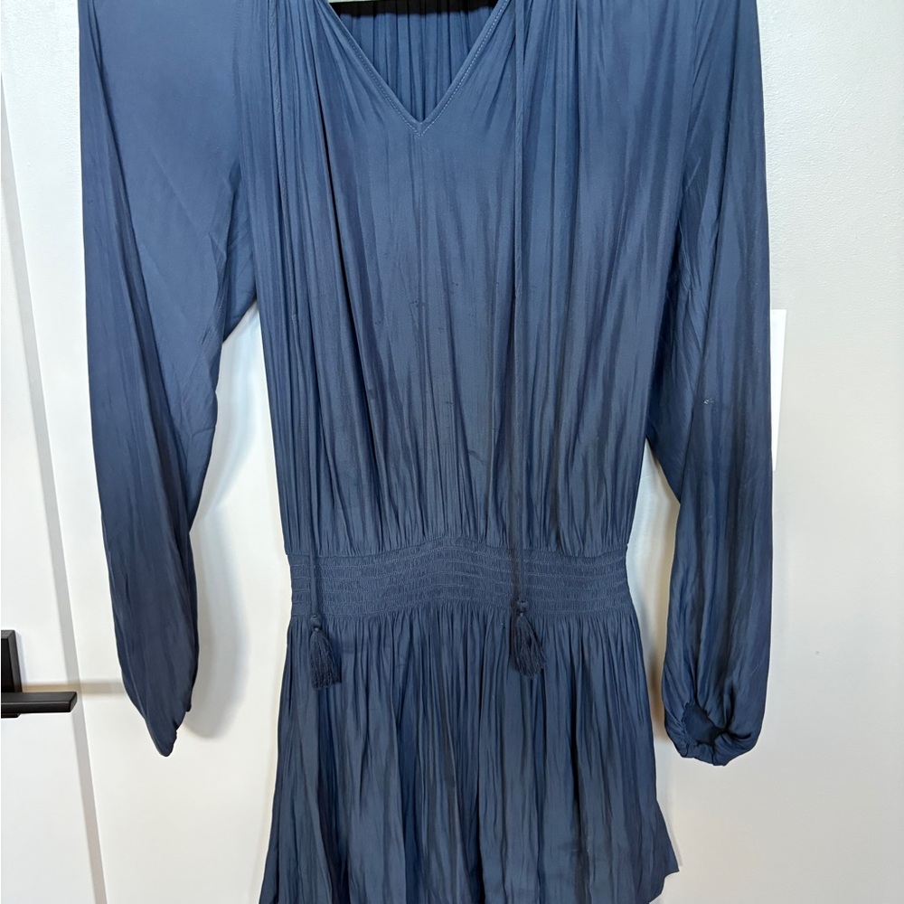 Ramy Brook Navy Long Sleeve Dress
